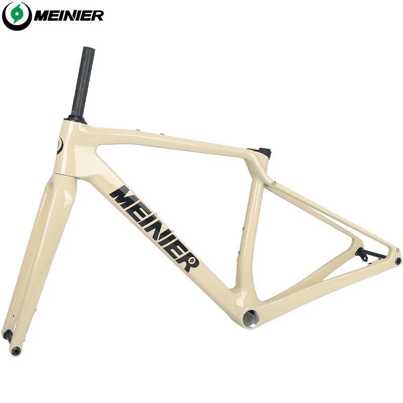 Lightweight Carbon Gravel Bike Frame 700Cx47C Max Tire 142x12mm Axle Disc Brake Cyclocross Frame