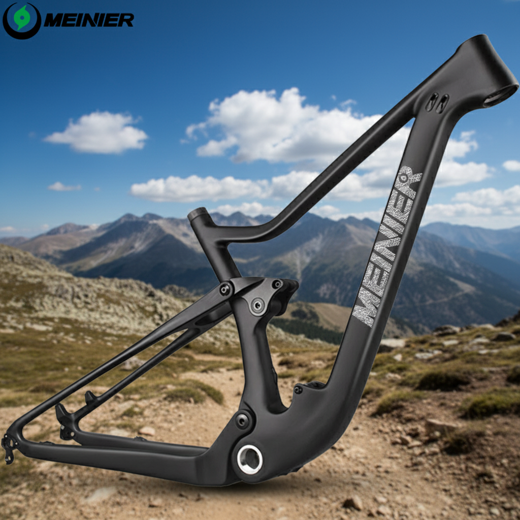 XC Mountain Bike Frame 29er Max 2.25 Tire Carbon Fiber Suspension Frame  Boost 148x12mm Disc