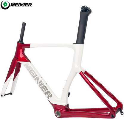 Wholesale Factories Carbon Fiber Road Bike Frame 700C Max 32C Tire Carbon Road Bike Frame Disc Brake Racing Bike Frame