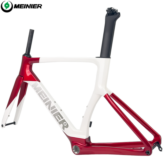 Wholesale Factories Carbon Fiber Road Bike Frame 700C Max 32C Tire Carbon Road Bike Frame Disc Brake Racing Bike Frame