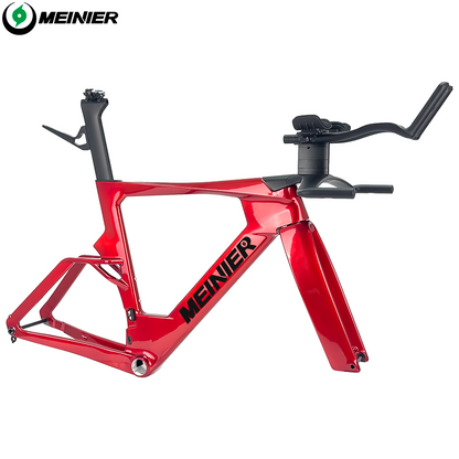 MEINIER Time Trial Bike Frame Internal Cable Routing T47 Bottom Bracket  Lightweight Carbon TT Bike Frame Max Tire 30c