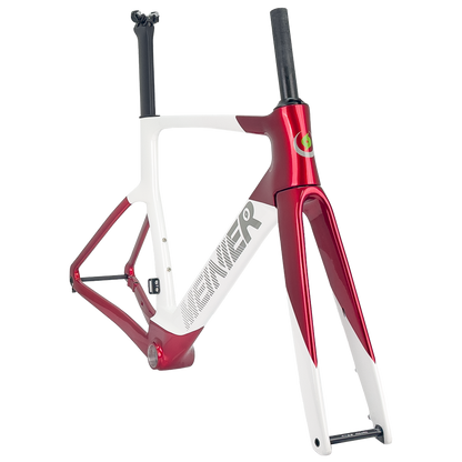 Wholesale Factories Carbon Fiber Road Bike Frame 700C Max 32C Tire Carbon Road Bike Frame Disc Brake Racing Bike Frame
