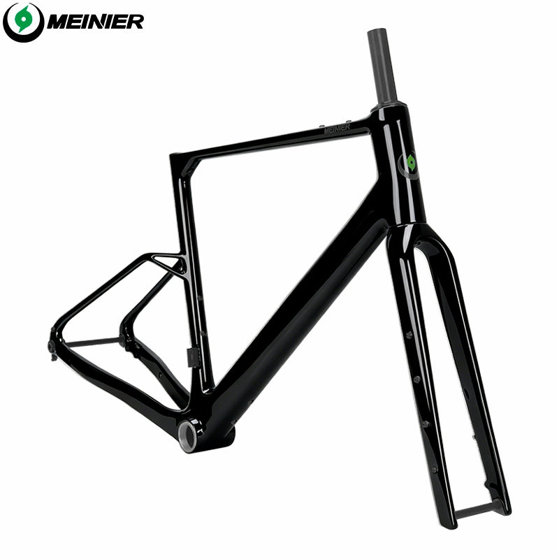 G26 Carbon Gravel Frameset with Full Carbon Fiber Storage Tool Box Cyclocross Frameset Max Tire 700Cx50C Disc Brake