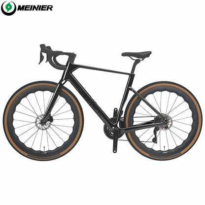 GRL615 Plus Full Carbon Gravel Road Bike 105 R7170 Di2 2x12S Full Internal Cable Routing Carbon Fiber Frame All Road Bicycle
