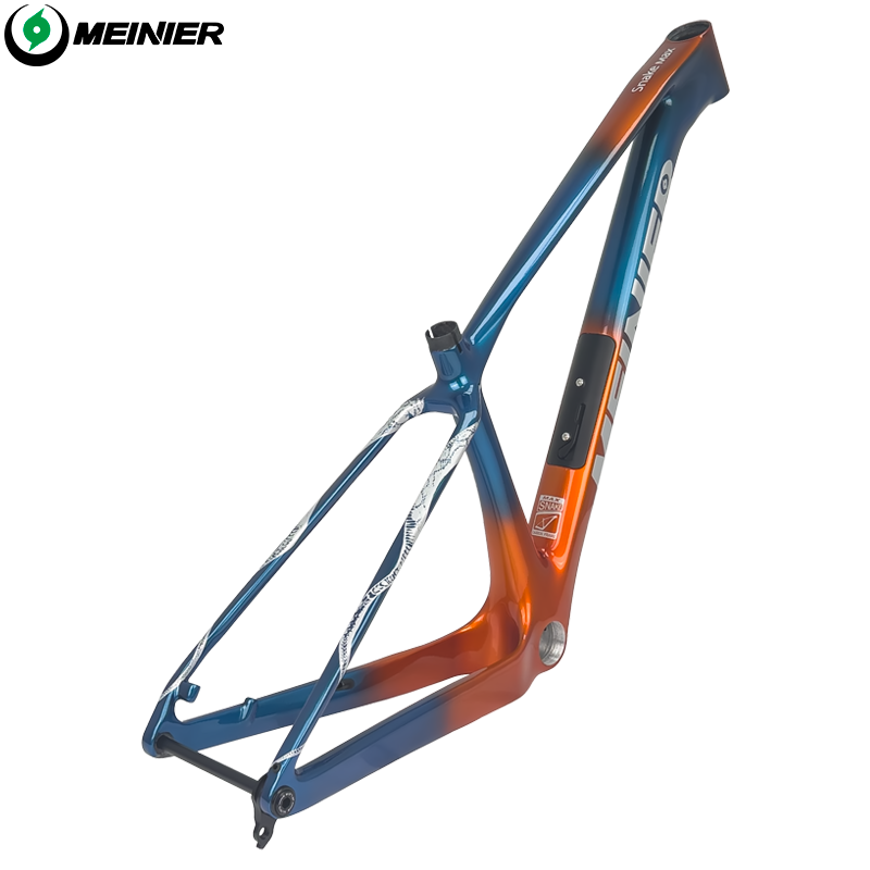 MEINIER SnakeMax Carbon Fiber Mtb Frame with Tool Box Full Hidden Cable Carbon Bicycle Frame 148x12mm UDH Mtb Hardtail Frame
