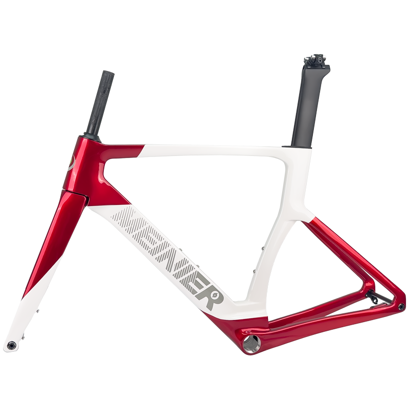 Wholesale Factories Carbon Fiber Road Bike Frame 700C Max 32C Tire Carbon Road Bike Frame Disc Brake Racing Bike Frame