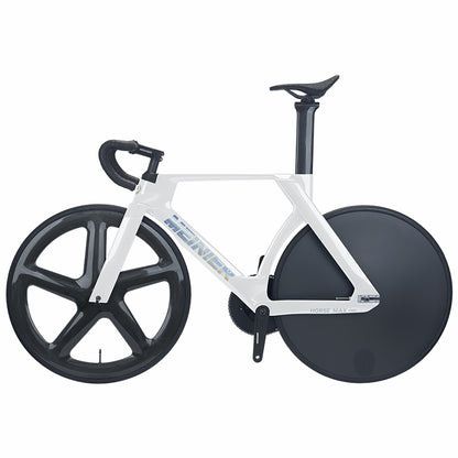 MEINIER TR688 Carbon Fiber Fixed Gear Bike 58T Crank Single Speed Track Bicycle 700C Lightweight Comfortable 3D Saddle
