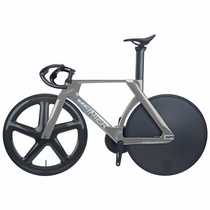 MEINIER TR688 Carbon Fiber Fixed Gear Bike 58T Crank Single Speed Track Bicycle 700C Lightweight Comfortable 3D Saddle