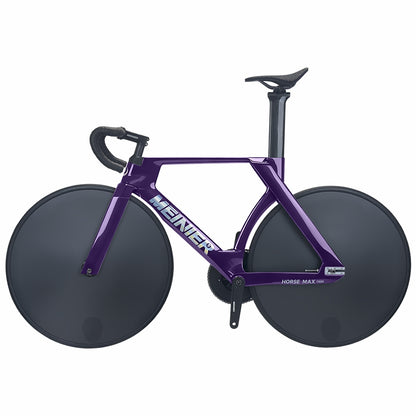 MEINIER TR688 Carbon Fiber Fixed Gear Bike 58T Crank Single Speed Track Bicycle 700C Lightweight Comfortable 3D Saddle