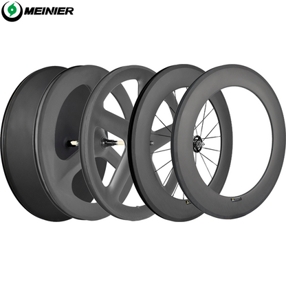 700C Carbon Track Wheels Rim Brake 14mm 3K Matte/3K Glossy Racing Wheel Fixed Gear Bike Clincher Carbon Wheelset