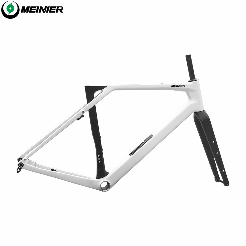 MEINIER GR058 T1000 Carbon Fiber Gravel Bike Frame Set with Tool Box Light Weight Carbon Road Frame Max Tire 700x50C Disc Brake