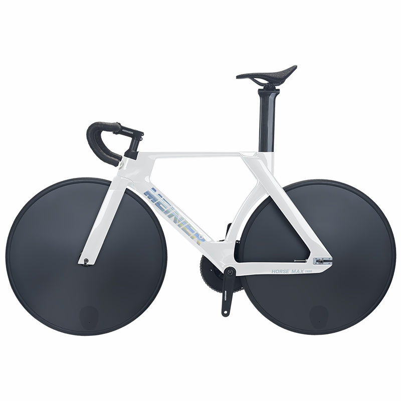 MEINIER TR688 Carbon Fiber Fixed Gear Bike 58T Crank Single Speed Track Bicycle 700C Lightweight Comfortable 3D Saddle