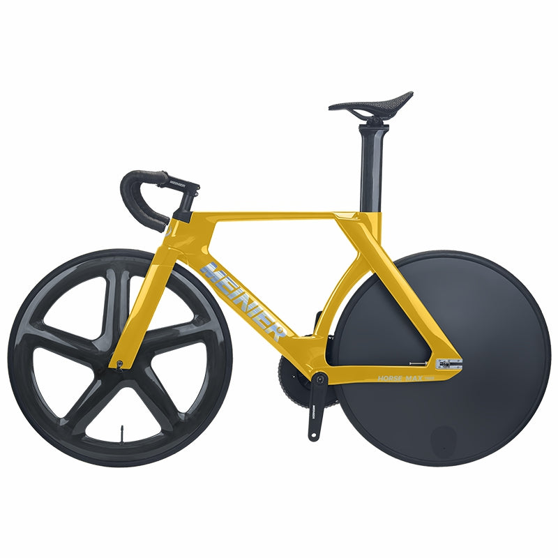 MEINIER TR688 Carbon Fiber Fixed Gear Bike 58T Crank Single Speed Track Bicycle 700C Lightweight Comfortable 3D Saddle
