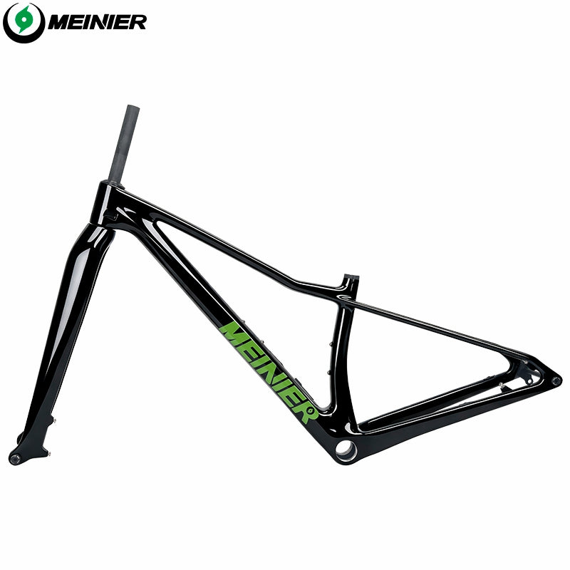 MEINIER M07 Carbon MTB Frame with Rigid Fork Disc Tool Box UDH Internal Cable Routing Hardtail Frame 32er