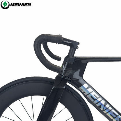 MEINIER TR688 Carbon Fiber Fixed Gear Bike 58T Crank Single Speed Track Bicycle 700C Lightweight Comfortable 3D Saddle