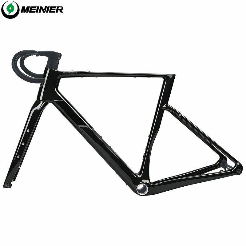 MEINIER GRL17 Gravel Frame Carbon Disc Brake Max Tire 700x57C Tool Box Custom Colors Road Bike Frame Lightweight Adventure