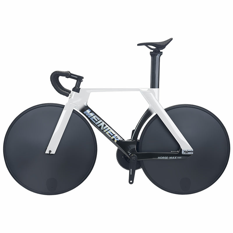 MEINIER TR688 Carbon Fiber Fixed Gear Bike 58T Crank Single Speed Track Bicycle 700C Lightweight Comfortable 3D Saddle