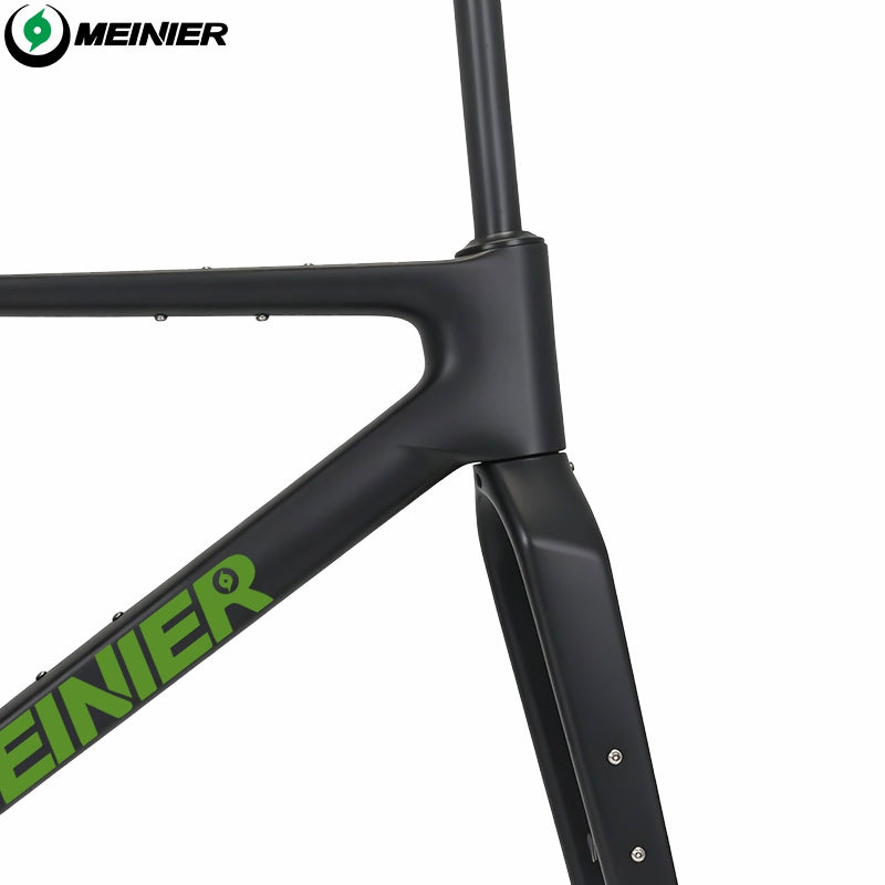 MEINIER GRL32 Carbon Gravel Bike Frame Thru Axle 148x12mm Disc Brake Cyclocross Frame Max 32x2.4 Tires