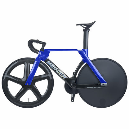 MEINIER TR688 Carbon Fiber Fixed Gear Bike 58T Crank Single Speed Track Bicycle 700C Lightweight Comfortable 3D Saddle