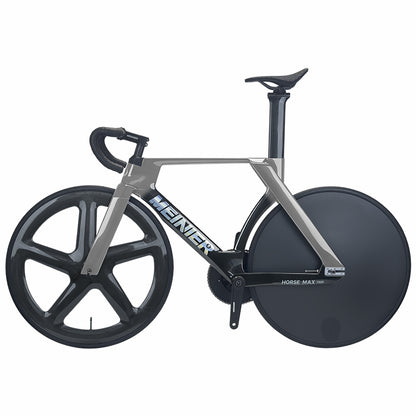 MEINIER TR688 Carbon Fiber Fixed Gear Bike 58T Crank Single Speed Track Bicycle 700C Lightweight Comfortable 3D Saddle