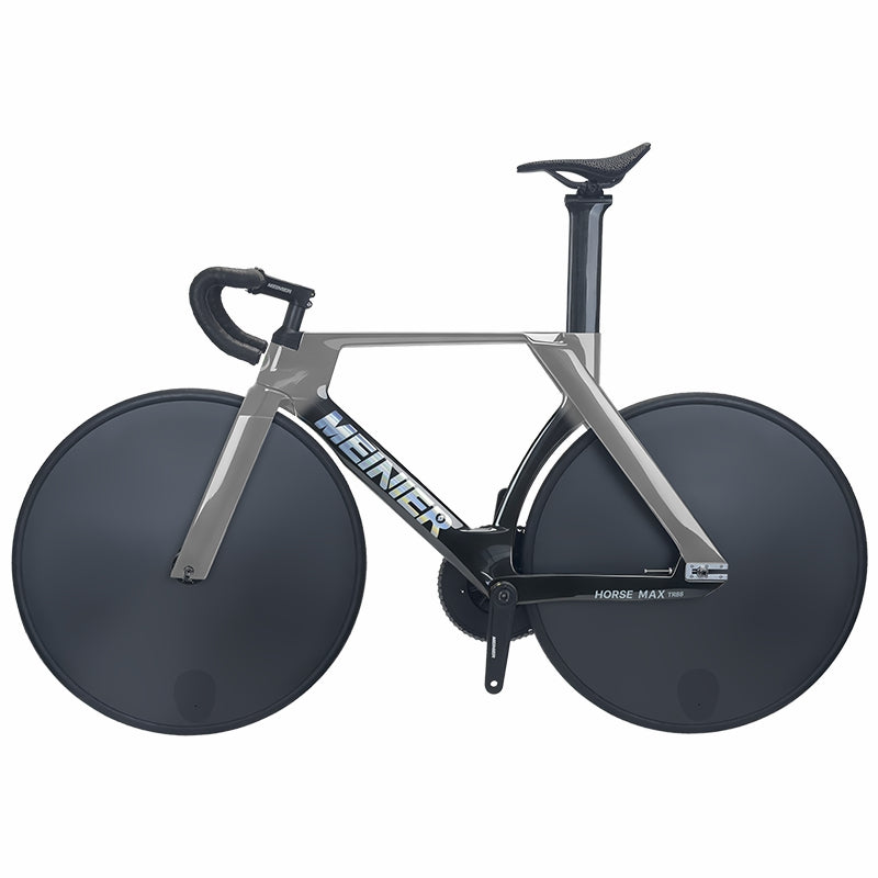 MEINIER TR688 Carbon Fiber Fixed Gear Bike 58T Crank Single Speed Track Bicycle 700C Lightweight Comfortable 3D Saddle