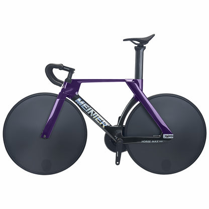 MEINIER TR688 Carbon Fiber Fixed Gear Bike 58T Crank Single Speed Track Bicycle 700C Lightweight Comfortable 3D Saddle