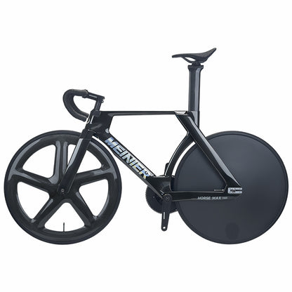 MEINIER TR688 Carbon Fiber Fixed Gear Bike 58T Crank Single Speed Track Bicycle 700C Lightweight Comfortable 3D Saddle