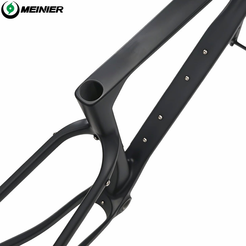 MEINIER GRL32 Carbon Gravel Bike Frame Thru Axle 148x12mm Disc Brake Cyclocross Frame Max 32x2.4 Tires