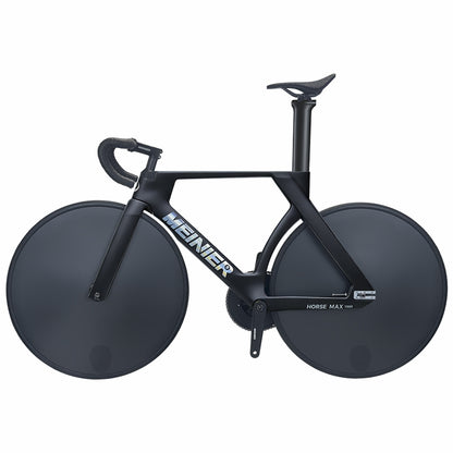 MEINIER TR688 Carbon Fiber Fixed Gear Bike 58T Crank Single Speed Track Bicycle 700C Lightweight Comfortable 3D Saddle