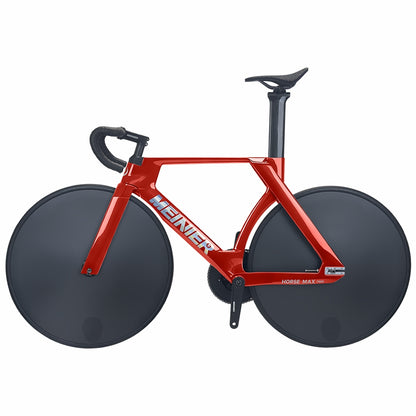 MEINIER TR688 Carbon Fiber Fixed Gear Bike 58T Crank Single Speed Track Bicycle 700C Lightweight Comfortable 3D Saddle