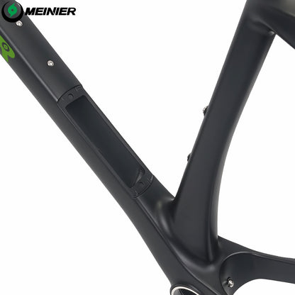 MEINIER GRL32 Carbon Gravel Bike Frame Thru Axle 148x12mm Disc Brake Cyclocross Frame Max 32x2.4 Tires