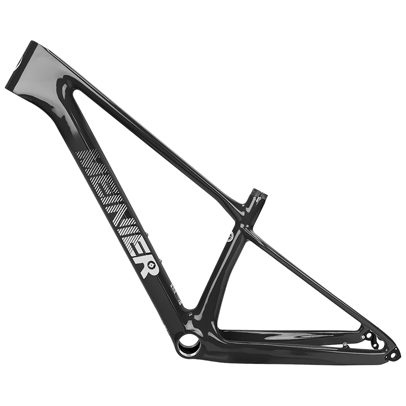 Cadre de vélo enfant 26 pouces BB92 Freins à disque Pneus Max 26erx2 35 pouces Cadre VTT semi-rigide en fibre de carbone T1000 Léger 