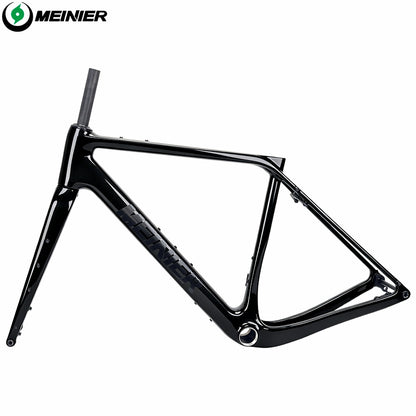 G23 Gravel Bike Frameset Max 700Cx47C Tires Internal Cable Routing Carbon Fiber Road Bike Frame Disc Brake for All-road