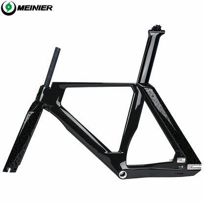 Full carbon Track Bike Frame Fork Seatpost Fixed gear UD matt Fork 700C
