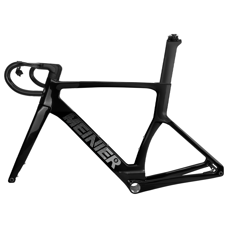 Road Carbon Frameset 700C Racing Bike Frame with 142x12mm Hub Disc Brake Lightweight Aero Design
