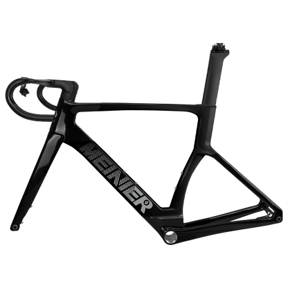 Road Carbon Frameset 700C Racing Bike Frame with 142x12mm Hub Disc Brake Lightweight Aero Design