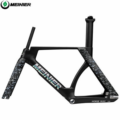 New TR88 Carbon Fixed Gear Frame Single Speed High Performance Track Frameset Max 700Cx28C Tire