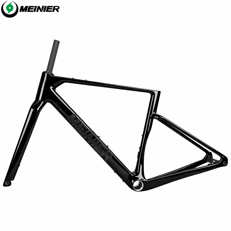 GRL15 Carbon Cyclocross Frameset Max Tire 700Cx57C Disc Brake Internal Cable Routing Gravel Frame with Tool Box UDH